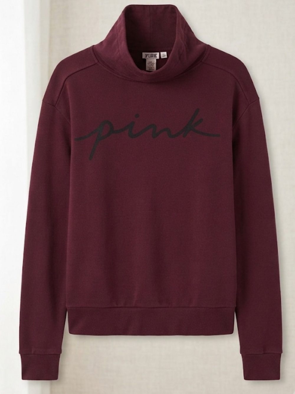 PINK Victoria's Secret Burgundy Hoodie X-Small